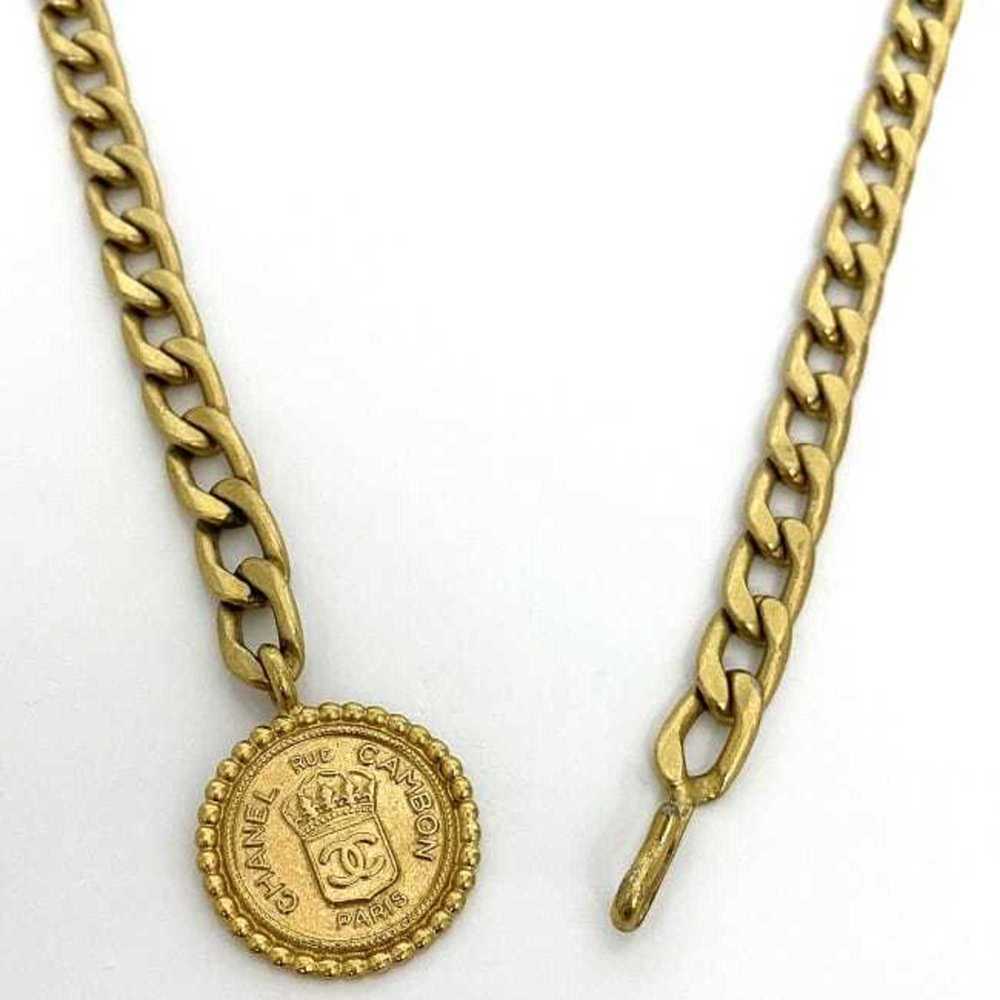 CHANEL Gold Chain Belt with Coco Mark Coin Buckle - Picture 5 of 11